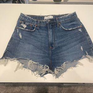 Abercrombie & Fitch Curve Love High Rise shorts